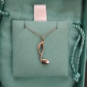 Tiffany And Co Music Note Necklace 